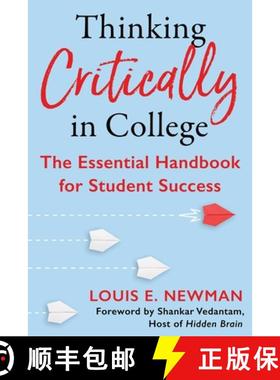 【3-4周达】Thinking Critically in College : The Essential Handbook for Student Success [9781635767957]