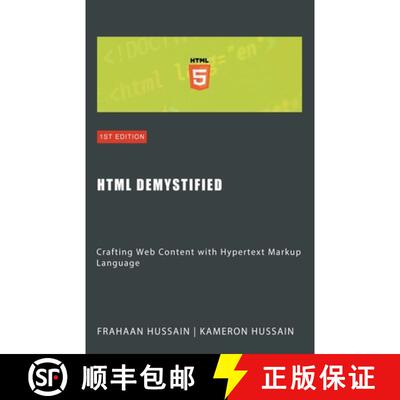 【3-4周达】HTML Demystified: Crafting Web Content with Hypertext Markup Language [9798223930433]