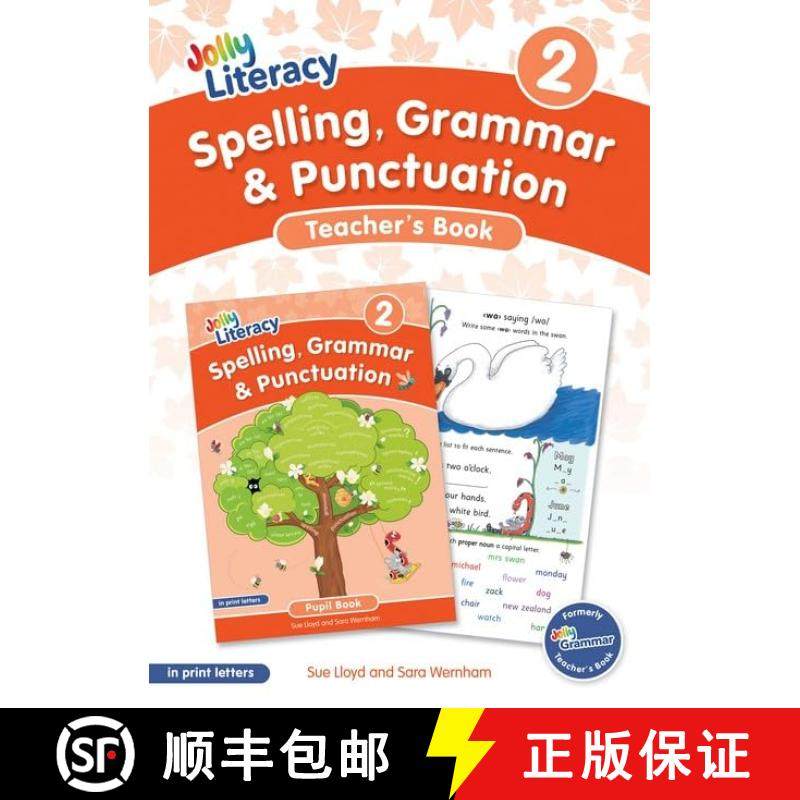 【3-4周达】Spelling, Grammar & Punctuation Teacher’s Book 2: In Print Letters (British English edition) [9781835822142]