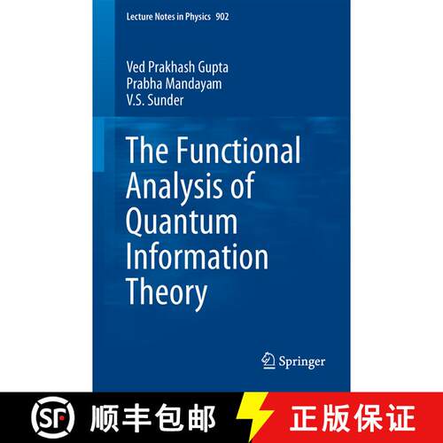 【3-4周达】The Functional Analysis of Quantum Information Theory: A Collection of Notes Based on Lect... [9783319167176]