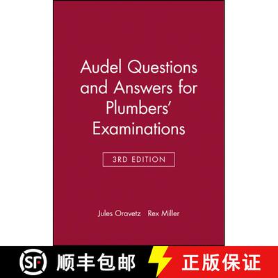 【3-4周达】Questions And Answers For Plumbers' Examinations [Wiley生活类] [9780025935105]