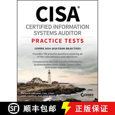 【3-4周达】CISA Certified Information Systems Auditor Practice Tests [9781394290109]