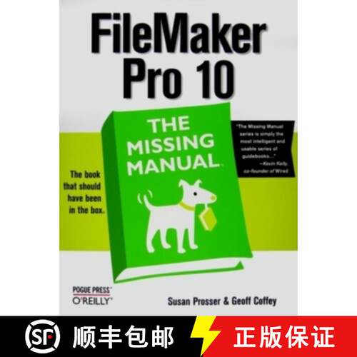 【3-4周达】FileMaker Pro 10: The Missing Manual [9780596154233]