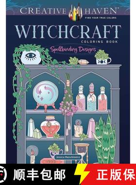 预订 Creative Haven Witchcraft Coloring Book: Spellbinding Designs [9780486850870]