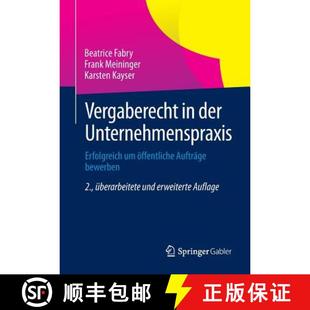 Erfolgreich der bewerben Vergaberecht Aufträge 4周达 9783834931030 öffentliche Unternehmenspraxis