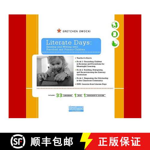 【3-4周达】Literate Days: Reading and Writing with Preschool and Primary Children [With DVD] [9780325008738]