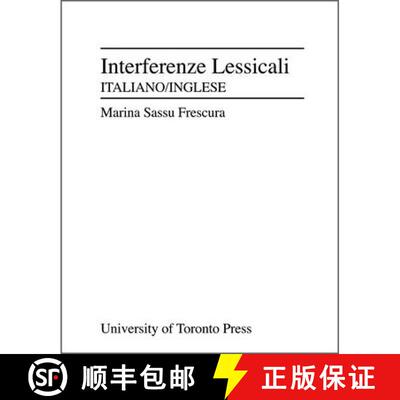 【3-4周达】Interferenze Lessicali – Italiano–inglese [9780802065537]