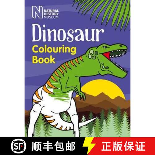 【3-4周达】Dinosaur Colouring Book [9780565093075]