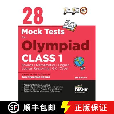 【3-4周达】28 Mock Test Series for Olympiads Class 1 Science, Mathematics, English, Logical Reasoning... [9789395985871]