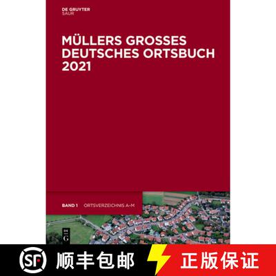 【3-4周达】精装 Mullers Grosses Deutsches Ortsbuch 2021 [9783110729870]