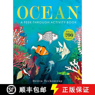 预订 Ocean: A Peek-Through Activity Book: With Over 200 Stickers [9780593518328]