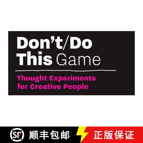 【3-4周达】Don't/Do This - Game : Thought Experiments for Creative People [9789063694845]
