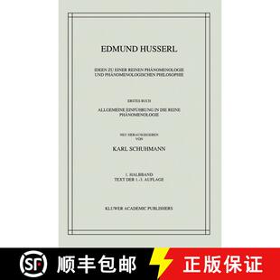 【3-4周达】Ideen zu einer Reinen Phänomenologie und Phänomenologischen Philosophie: Erstes Buch: Al... [9789401010405]