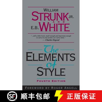 现货 风格的要素 The Elements of Style [9780205309023]