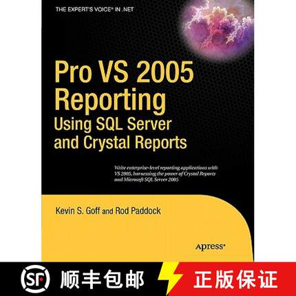【3-4周达】Pro VS 2005 Reporting Using SQL Server and Crystal Reports [9781590596883]