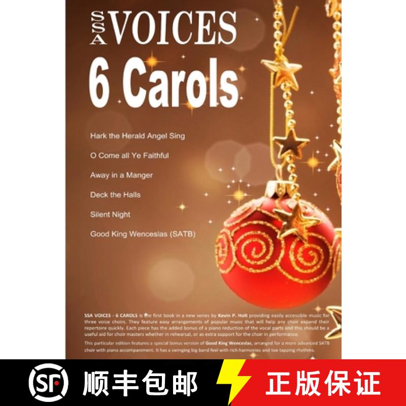 【3-4周达】SSA Voices - 6 Carols [9781326063122]