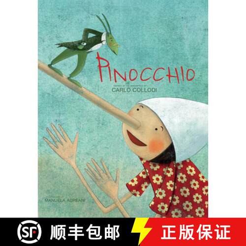【3-4周达】精装 Pinocchio : Based on the Masterpiece by Carlo Collodi [9788854415577]