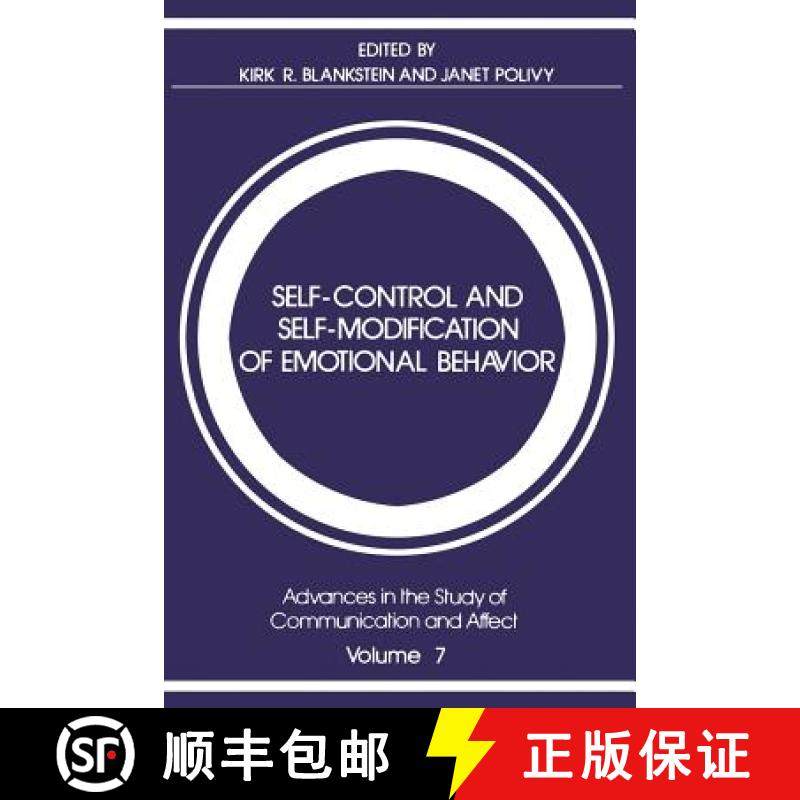 【3-4周达】Self-Control and Self-Modification of Emotional Behavior [9781461592624]