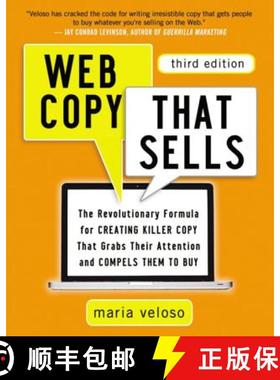 【3-4周达】Web Copy That Sells: The Revolutionary Formula for Creating Killer Copy That Grabs Their A... [9780814432518]