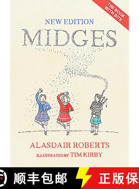【3-4周达】Midges: The Book with Bite [9781780276380]