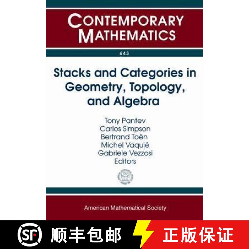 【3-4周达】Stacks and Categories in Geometry, Topology, and Algebra [9781470415570]