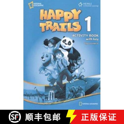 【3-4周达】Happy Trails 1: Activity Book with Answer Key [9781111062514]
