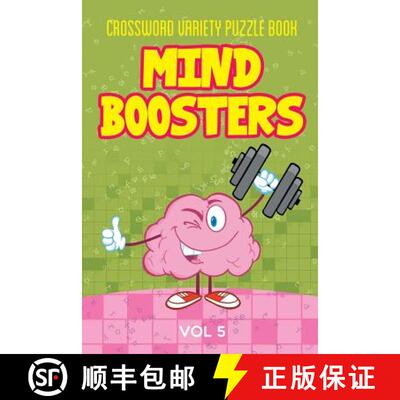 【3-4周达】Crossword Variety Puzzle Book: Mind Boosters Vol 5 [9781682801314]