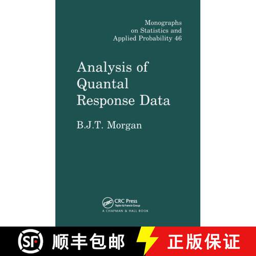 【3-4周达】Analysis of Quantal Response Data [9780367450243]