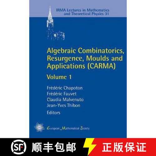 预订 精装 Algebraic Combinatorics, Resurgence, Moulds and Applications (CARMA) : Volume 1 [9783037192047]