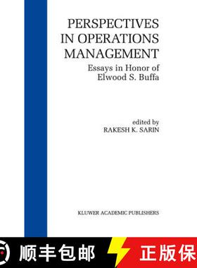 【3-4周达】Perspectives in Operations Management : Essays in Honor of Elwood S. Buffa [9780792392637]