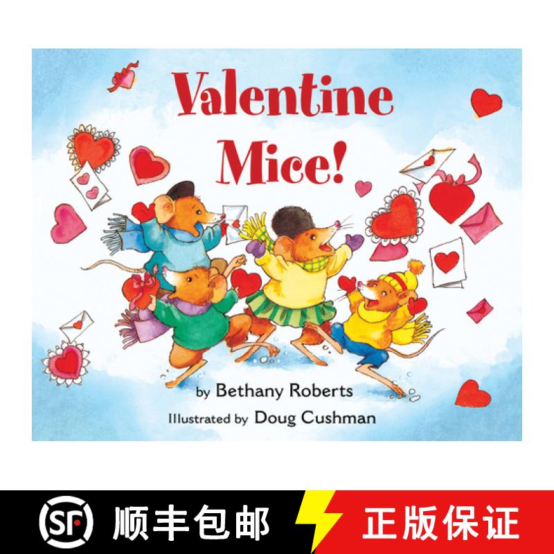 【3-4周达】Valentine Mice! Board Book: A Valentine's Day Book for Kids [9780547371443]