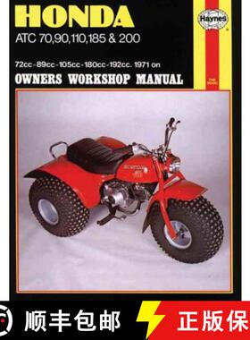 【3-4周达】Honda Atc 70, 90, 110, 185 and 200 Owners Workshop Manual: '71-'82 [9780856968556]