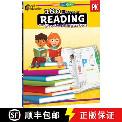 【3-4周达】180 Days(tm) Reading for Prekindergarten: Practice, Assess, Diagnose [9781087652023]