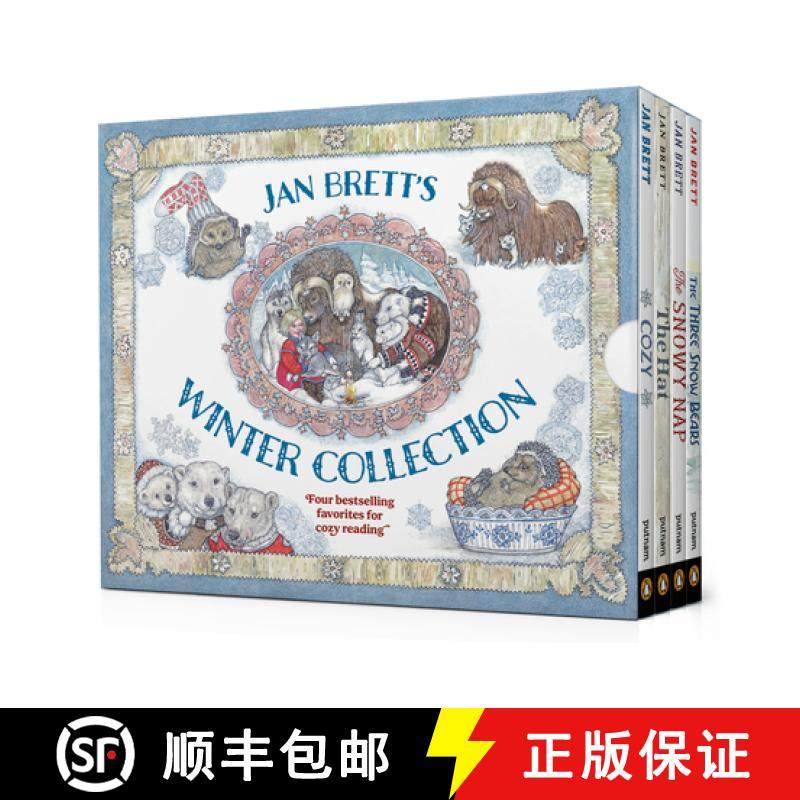 【3-4周达】Jan Brett's Winter Collection Box Set [9780593695883]