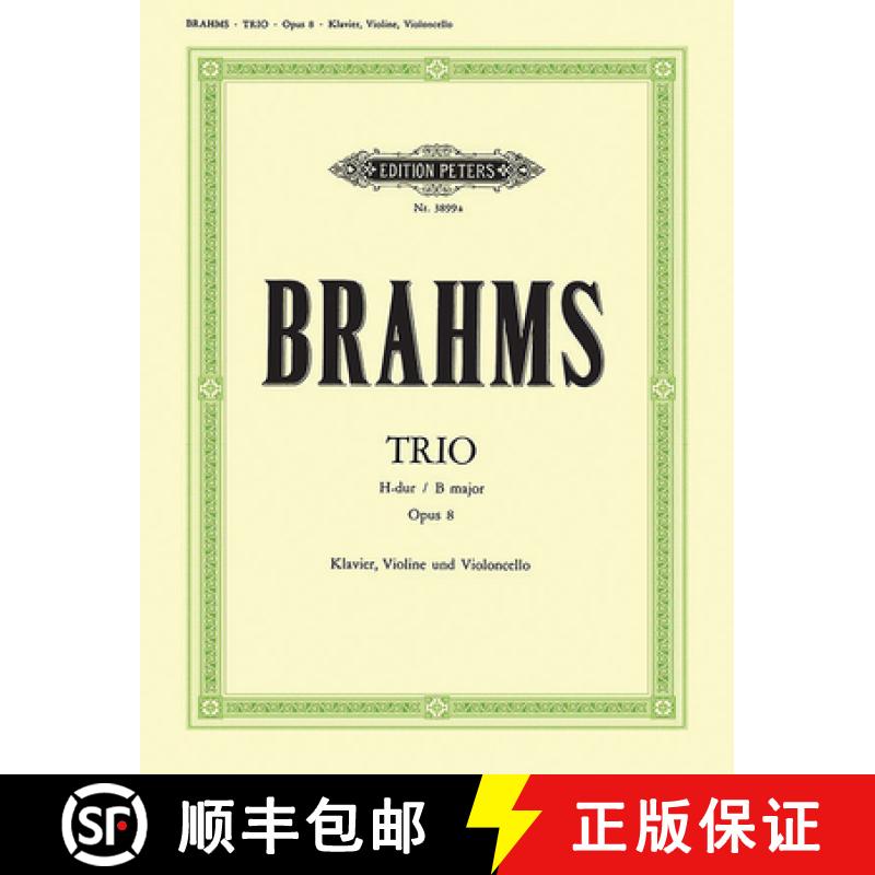 【2-3周达】Piano Trio No. 1 in B Op. 8 (Revised Version, 1891): Part(s) [9790300700021]
