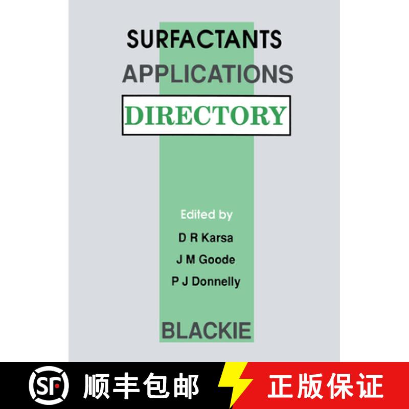 【3-4周达】Surfactants Applications Directory [9780216926905]