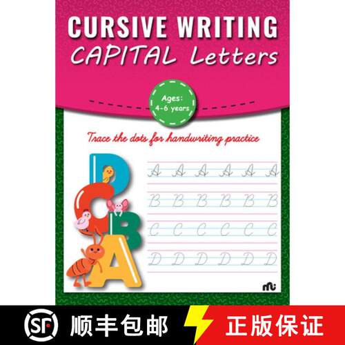 【3-4周达】Cursive Writing Capital Letters: Capital Letters [9789355206602]