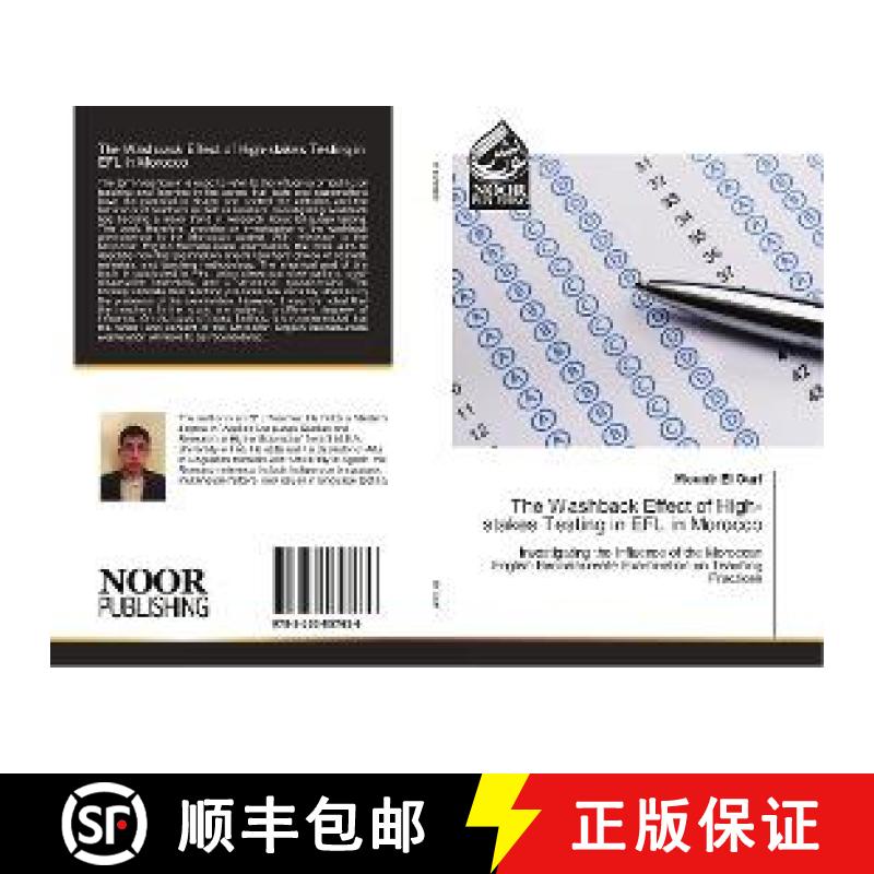 预订 The Washback Effect of High-stakes Testing in EFL in Morocco [9783330857636]