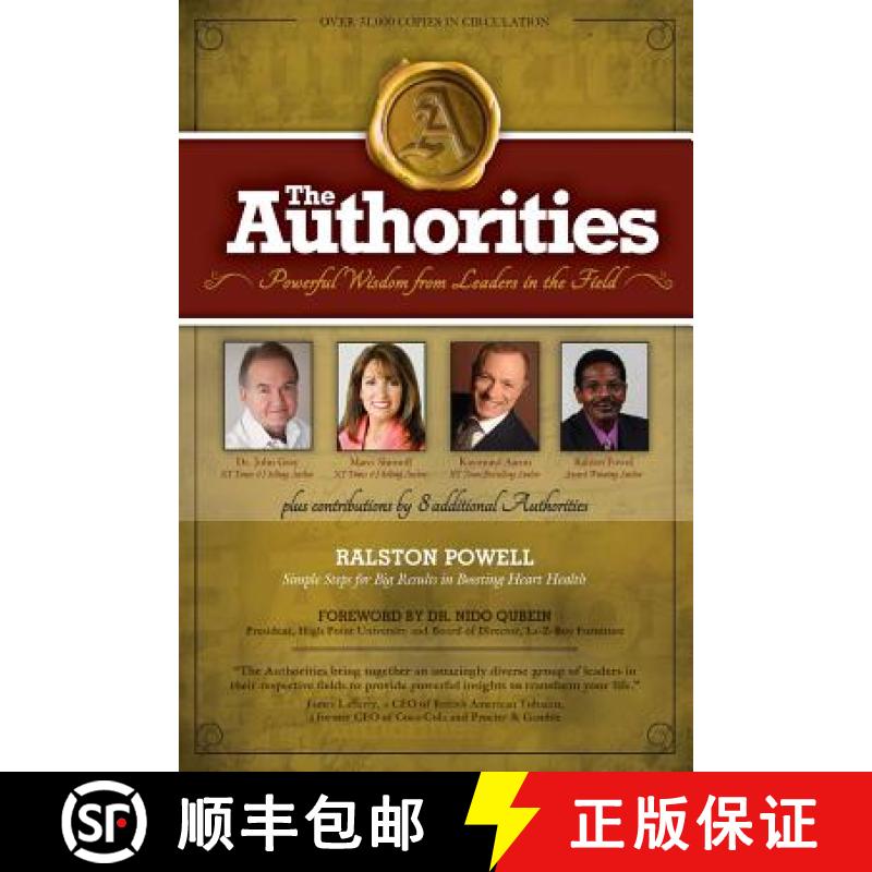 预订 The Authorities - Simple Steps for Big Results in Boosting Heart Health: Powerful Wisdom from Le... [9781772771497]