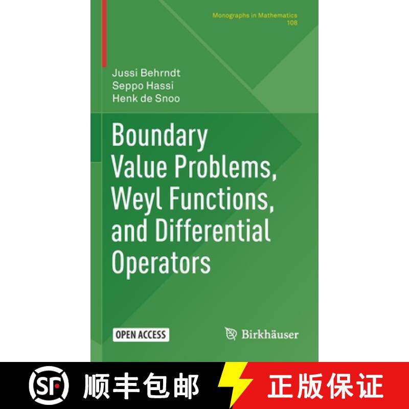 【3-4周达】Boundary Value Problems, Weyl Functions, and Differential Operators [9783030367138]