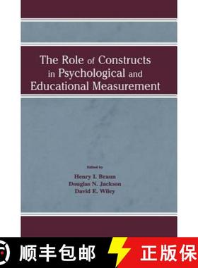 【3-4周达】The Role of Constructs in Psychological and Educational Measurement [9781138866812]