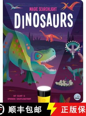 预订 Magic Searchlight - Dinosaurs [9781917082228]