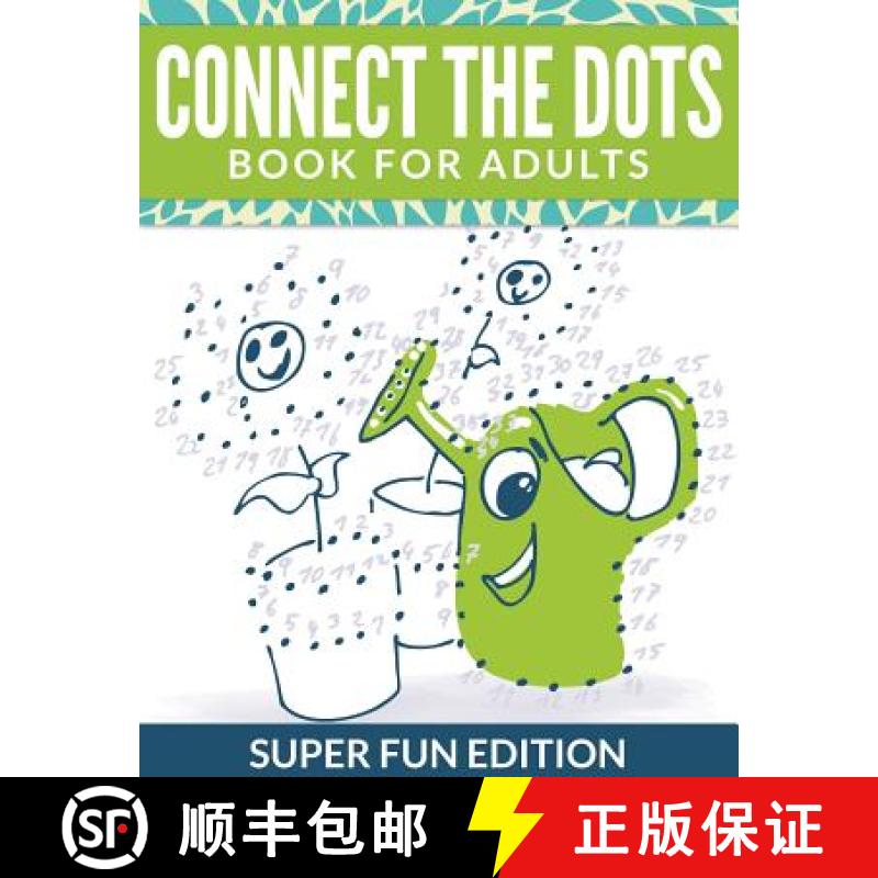 【3-4周达】Connect The Dots Book For Adults: Super Fun Edition [9781681450438]