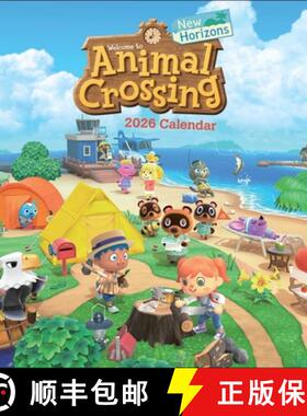 【3-4周达】Animal Crossing: New Horizons 2026 Wall Calendar [9781419783500]