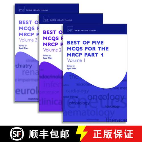 【3-4周达】Best of Five MCQs for the MRCP Part 1 Pack [9780198787921]
