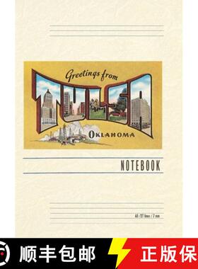 预订 Vintage Lined Notebook Greetings from Tulsa [9798385442720]
