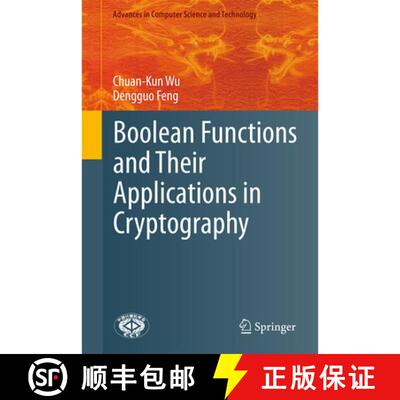 【3-4周达】精装 Boolean Functions and Their Applications in Cryptography (1st ed. 2016) [9783662488638]