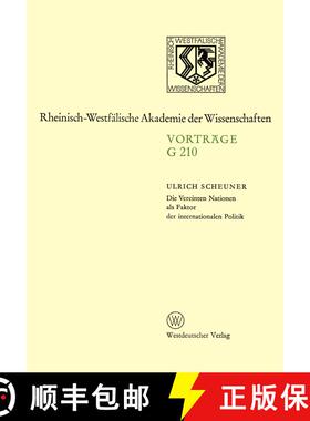 【3-4周达】Die Vereinten Nationen als Faktor der internationalen Politik: 191. Sitzung am 23. Januar ... [9783531072104]