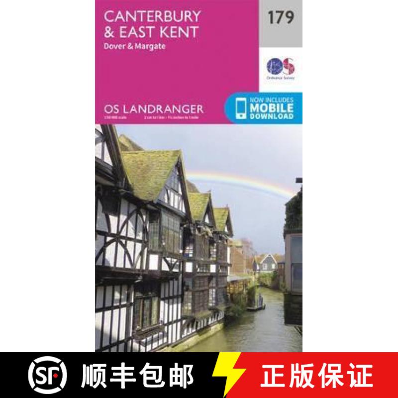 【2-3周达】Canterbury & East Kent, Dover & Margate [9780319262771]