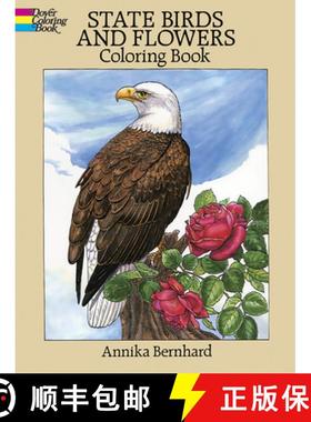 预订 State Birds and Flowers Coloring Book [9780486264561]
